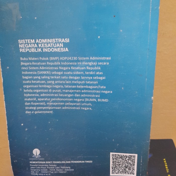 

SALE !!! BUKU SISTEM ADMINISTRASI NEGARA KESATUAN REPUBLIK INDONESIA READYY