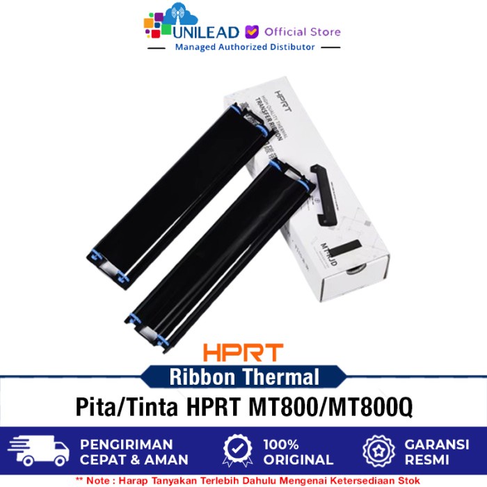 HPRT MT800 Thermal Transfer Ribbon For A4 Printer 2 Rolls/Box
