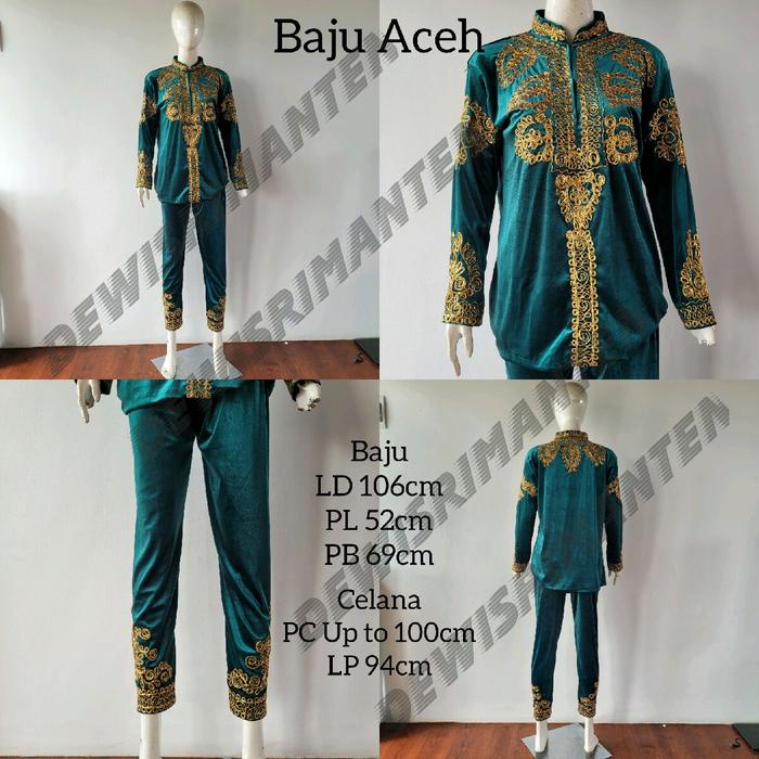 PROMO Baju aceh dewasa/baju adat aceh
