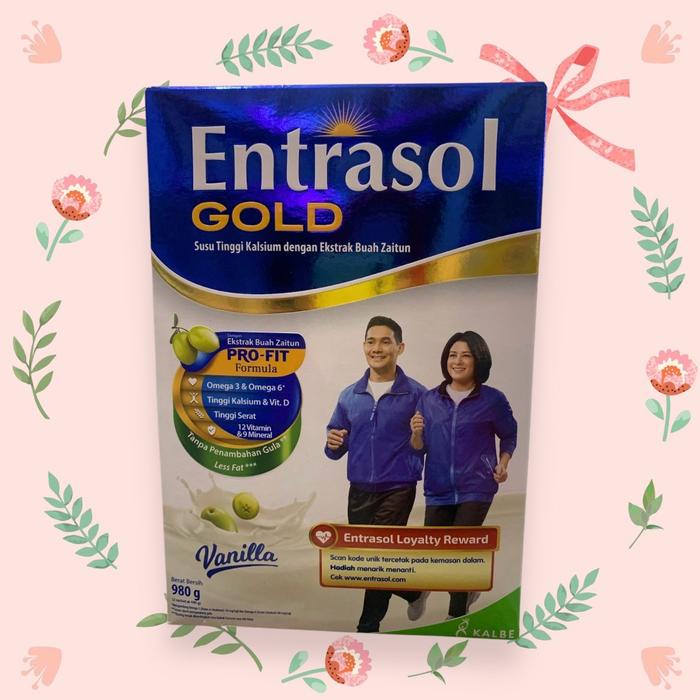 

terbaru !!! entrasol gold vanila 980gr ready