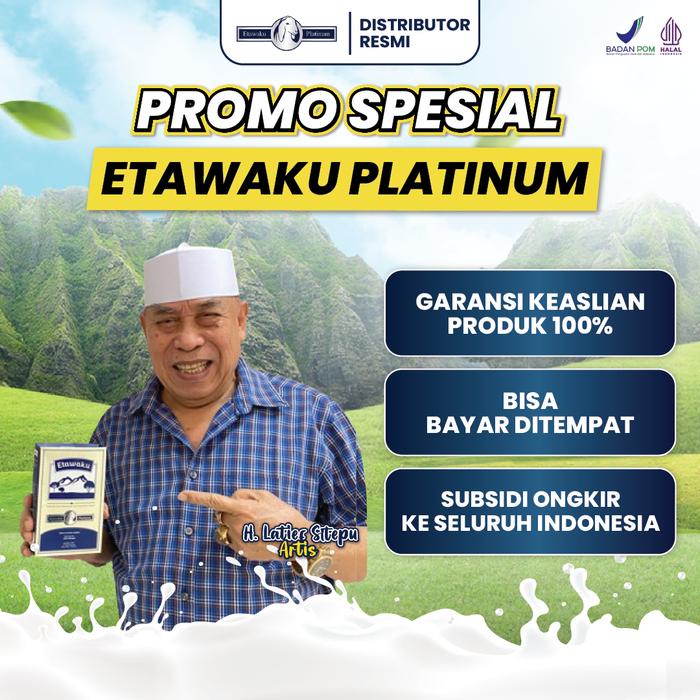 

terbaru !!! etawaku platinum - 1 box 200gr original susu bubuk kambing etawa sudah bpom dan halal