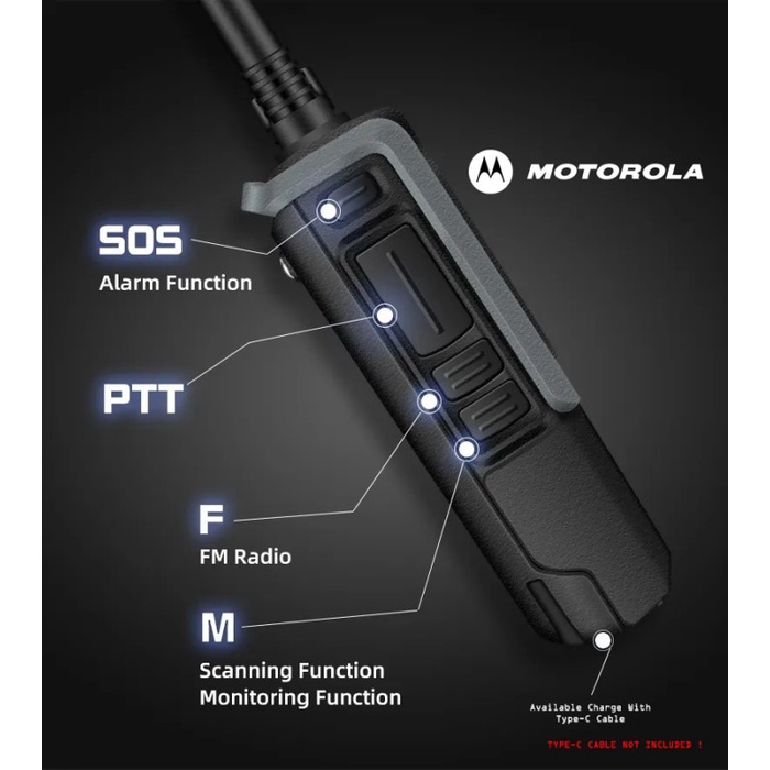 terbaru  ht motorola cp-a10 uhf handy talky walkie talkie terkoneksi langsung cp210 888s ready