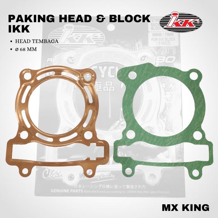 READY STOCK PAKING BLOK HEAD MX KING 68MM IKK
