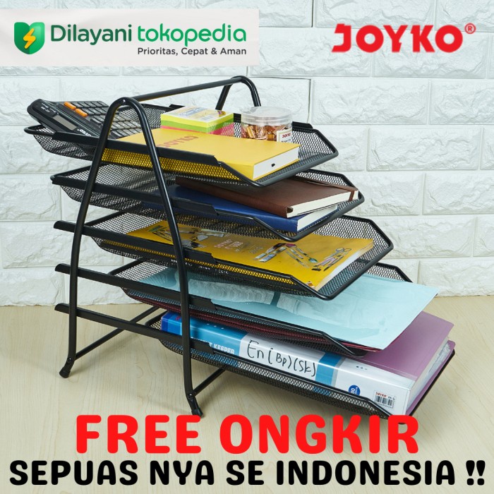 

Joyko Document Tray METAL / Rak Kertas Dokumen Joyko Wadah Kantor