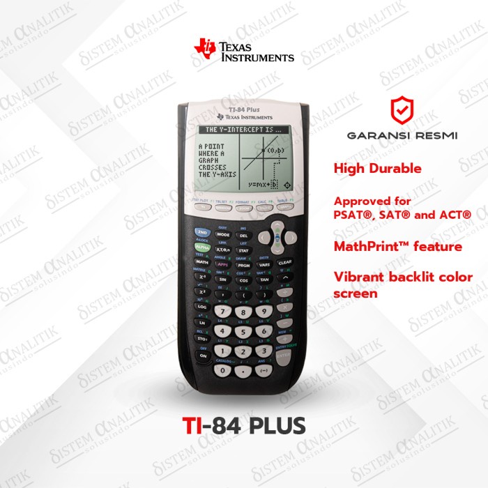 

Texas Instruments TI-84 Plus Graphing Calculator B/W TERLARIS/TERMURAH/TERPOPULER