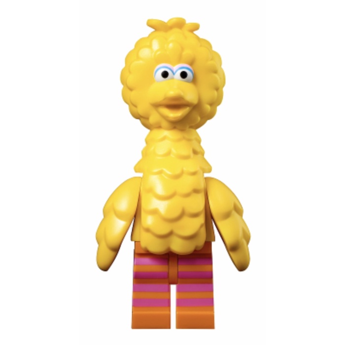 Lego Minifigures Big Bird 123 Sesame Street Idea073 21324