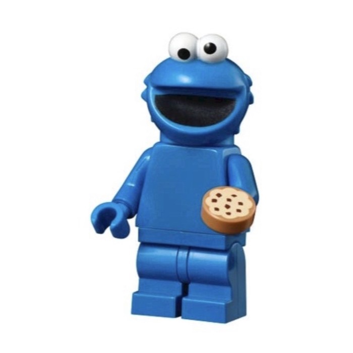 Lego Minifigures Cookie Monster 123 Sesame Street Idea077 21324