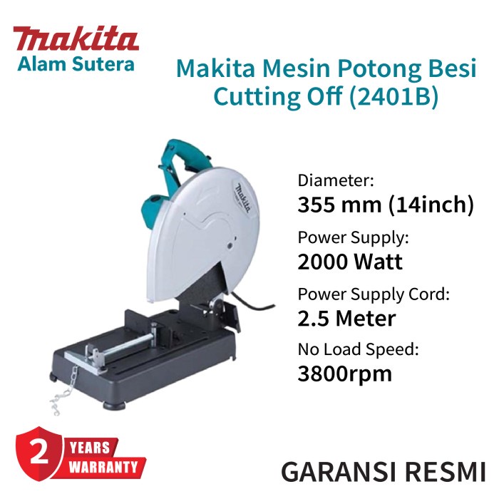 Mesin Potong Besi Makita 2401B - Makita Potong Besi Cut Off 2401 B