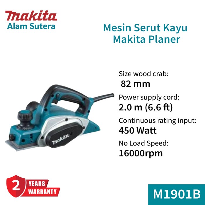 Mesin Serut Kayu Makita M1901B / Mesin Planer Makita M 1901 B