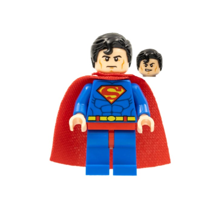Lego Minifigure Superman Sh0003A Dc Comics Super Heroes 76028