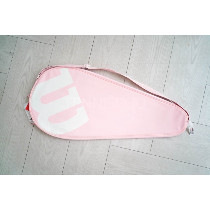 Tas Wilson Racket Bag Cover Pink Leather 2R - 2024