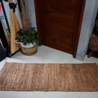 karpet anyaman enceng gondok / Floormats Persegi Panjang Rug aesthetic