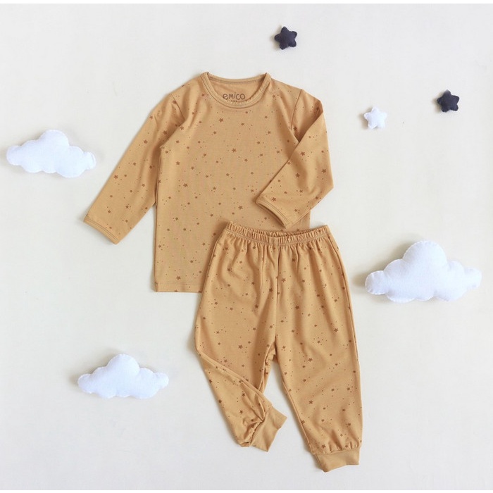 Emico Tencel Toddler Pyjamas Set Baby - Pjs Piyama Anak Balita Bayi Best