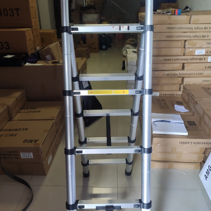 Gercep Tangga Teleskopik 5Setep 1,4M+1,7M/ Teleskopik