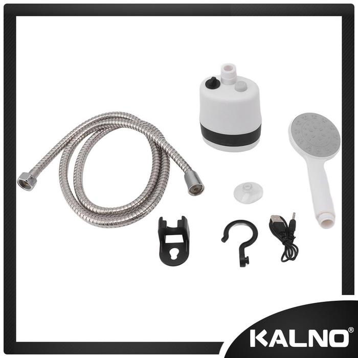 Portable Outdoor Shower KE805 - Shower Charger Set sistem baterai charge - mandi di mana pun / siram