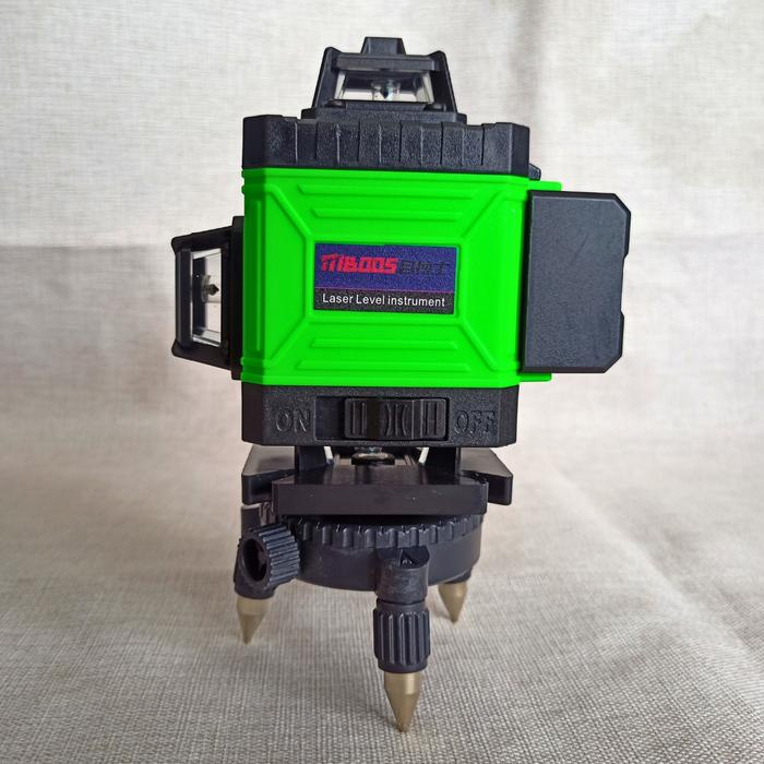Boos Laser Level 16 Line Self Leveling laser level hijau 2 baterai
