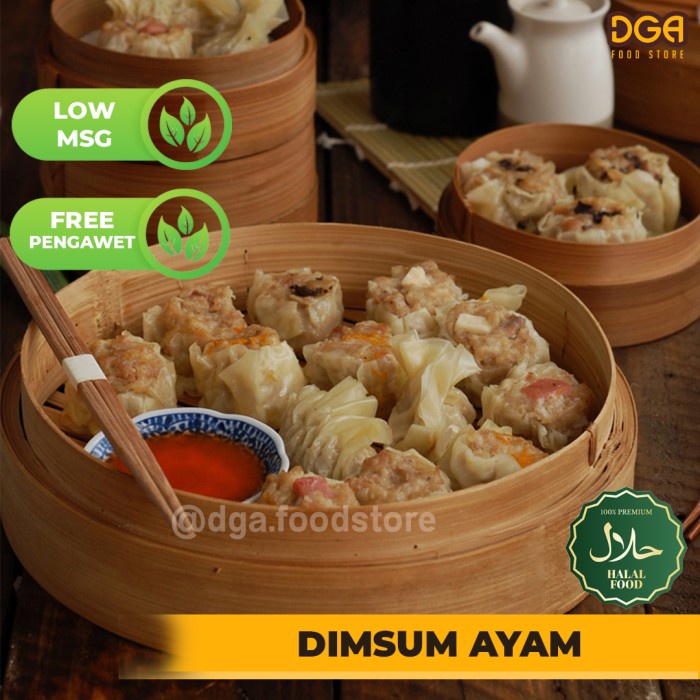 

DIMSUM AYAM ISI 20 PCS Halal, Tanpa Pengawet, LOW Msg