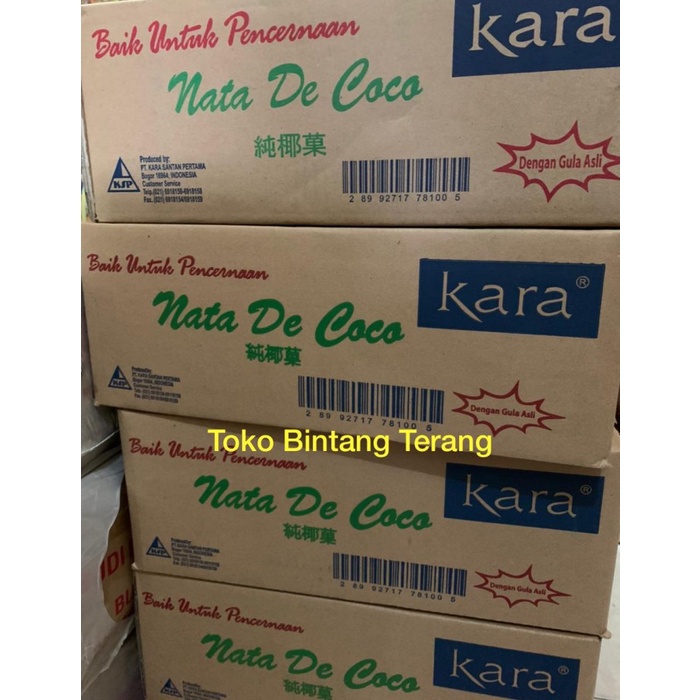 

Nata De Coco Kara 1 Dus Karton isi 6 bungkus x 1 kg / 1000gr x 6 pcs