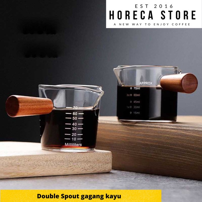 Gelas Ukur Takar Measure Cup 70Ml - Mearusing Cup Sloki Espresso 70Ml