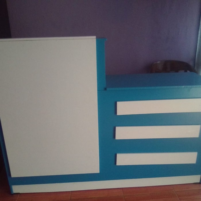 meja kasir meja laundry serba guna 120cm