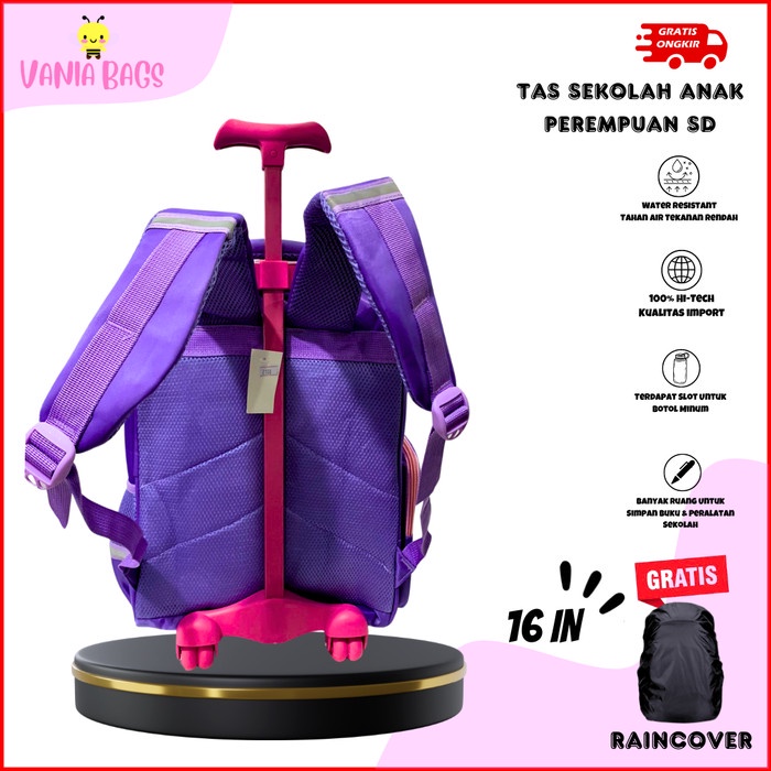 PROMO Tas koper anak perempuan sd import karakter lucu