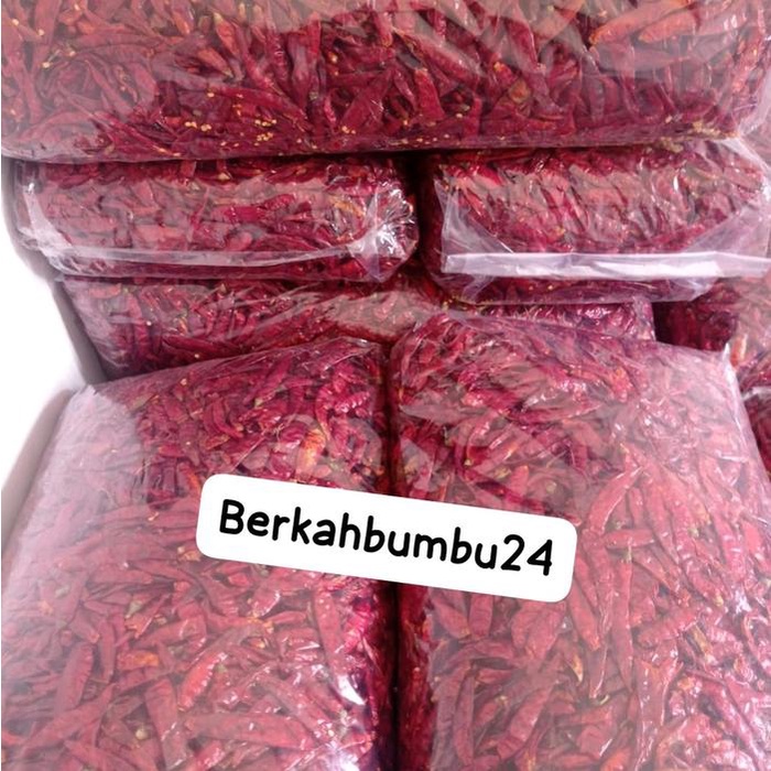 

kemasan ( 1.kg ) CABE RAWIT TEJA CAPLAK KERING SUPER PEDAS tanpa tangkai