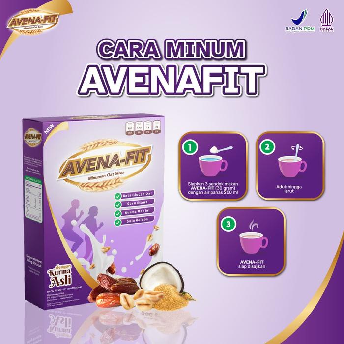 

Avenafit Paket 2 Box Susu Sereal Oat Kurma Original Asli Sudah BPOM Halal MUI Dan