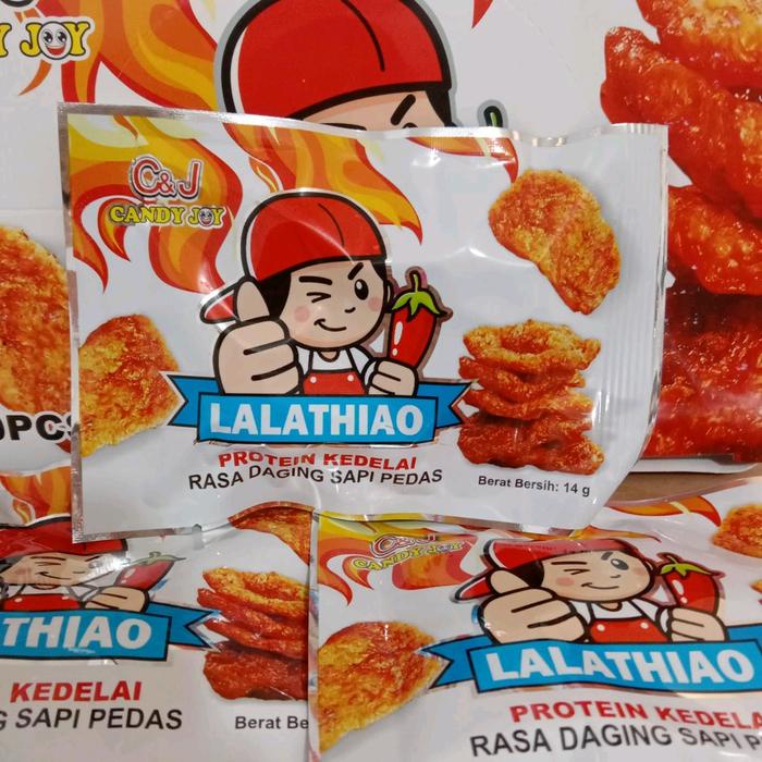 

[PAKET RESELLER] LALATHIO warna PUTIH 1 DUS 20 BOX @30PCS, C&J SNACK rasa daging sapi pesadls (BPOM)
