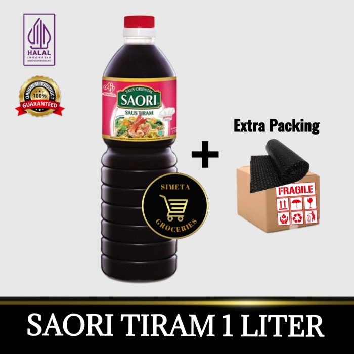 

Sale! Saori Sauce Tiram 1 Liter Botol Plastik