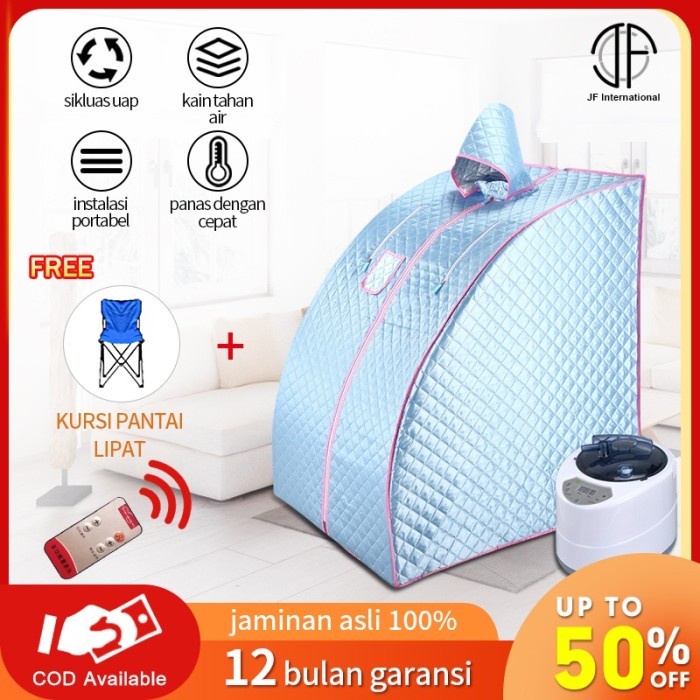 kotak sauna / Portable Steam Sauna Alat Pelangsing Tubuh / Alat Spa