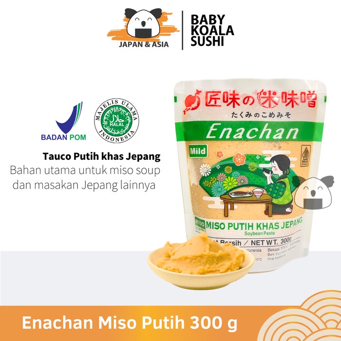 

Sale! Enachan Pasta Miso Putih 300 G Halal Tauco Ala Jepang Untuk Sup Miso