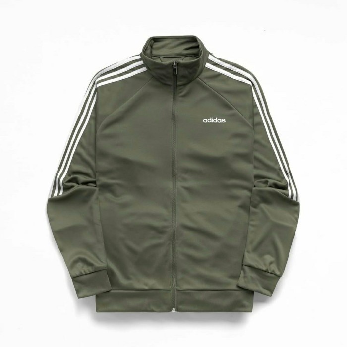 PROMO Adidas Mens Train Tracktop Jacket Sereno Olive Original