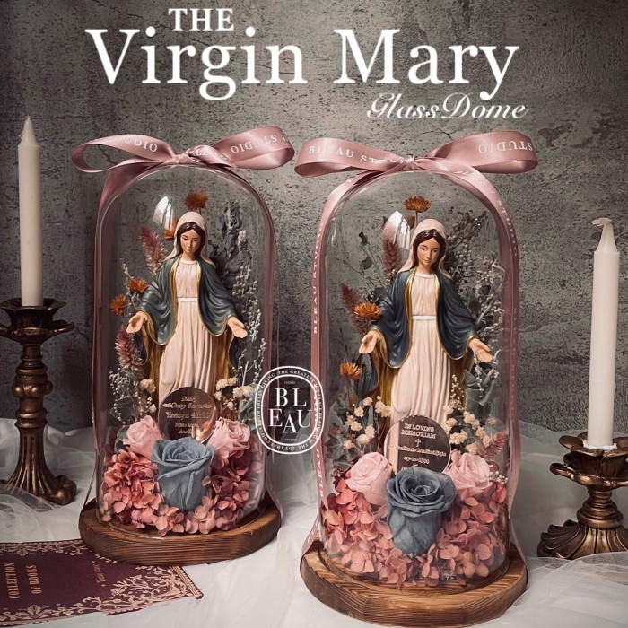 PROMO VIRGIN MARY / PATUNG BUNDA MARIA/ GLASS DOME