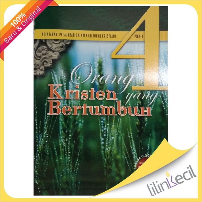 

Buku Pdkk 4 - Orang Kristen Yang Bertumbuh