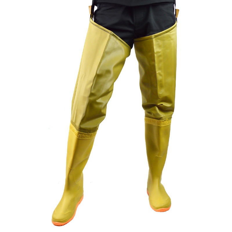 NEW Sepatu Boots Karet Anti Keong Sawah Petani Panjang Sampai Paha Lapis Ganda Lembut