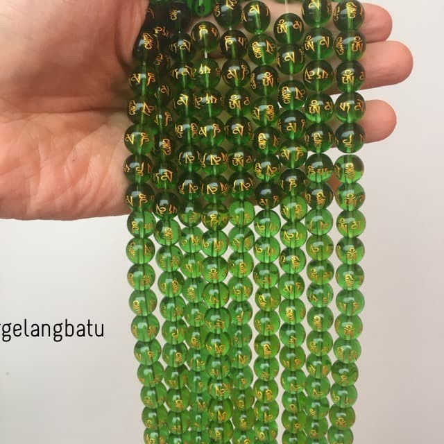 

Terlaris tibetian lucky charm bracelet green hijau tibet bahan bongkah emas SALE