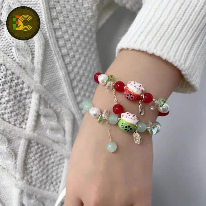 

Terlaris Fashion Lucky Cat Bracelet Gelang Tangan Kucing Keberuntungan High Quality SALE