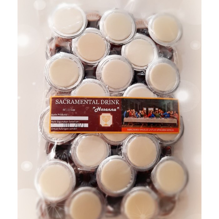 

ANGGUR PERJAMUAN KUDUS DAN HOSTI POLOS Dalam Satu Kemasan