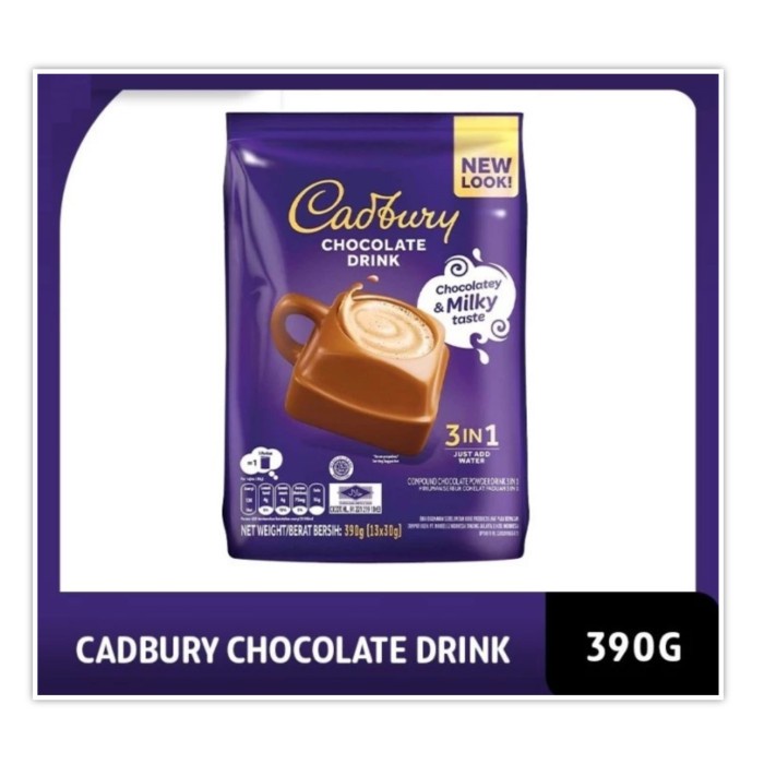 

Cadbury Hot Chocolate Drink isi 15 Sachet @ 30 gr / Minuman Coklat