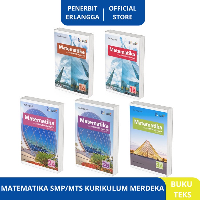

SALE !!! MATEMATIKA SMP/MTS KELAS 7A 7B 8A 8B 9A KURIKULUM MERDEKA ERLANGGA READYY