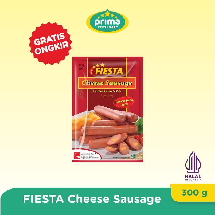 

SALE !!! FIESTA CHEESE SAUSAGE 300 GR READYY