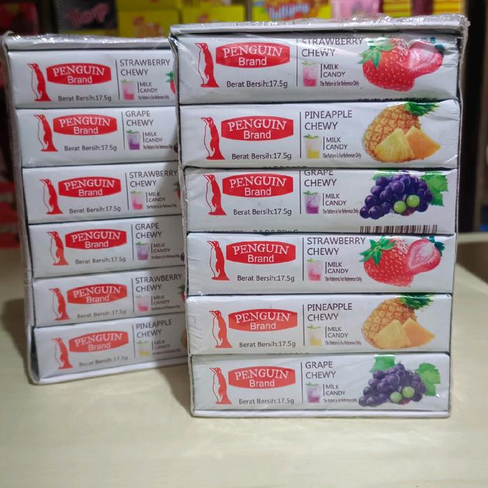 

SALE !!! PERMEN PENGUIN FRUITY CHEWY ISI 30 PCS CANDY READYY