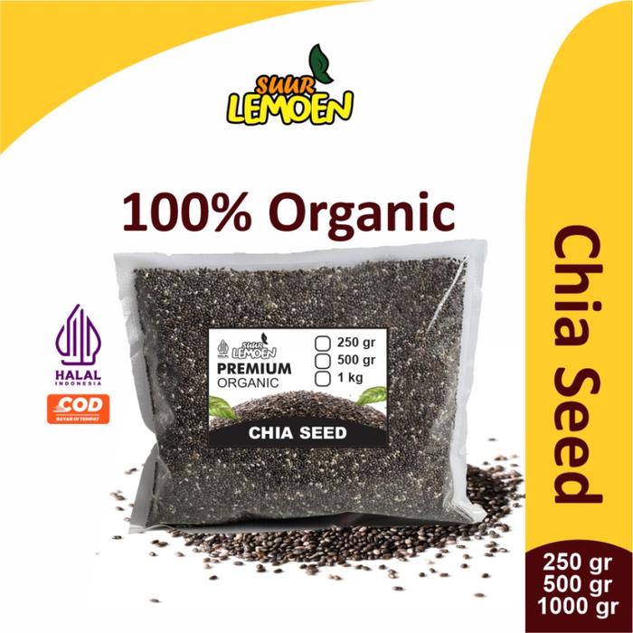

SALE !!! SUUR LEMOEN CHIA SEED ORGANIC 1000GR - SUUR LEMOEN JAKARTA TIMUR READYY