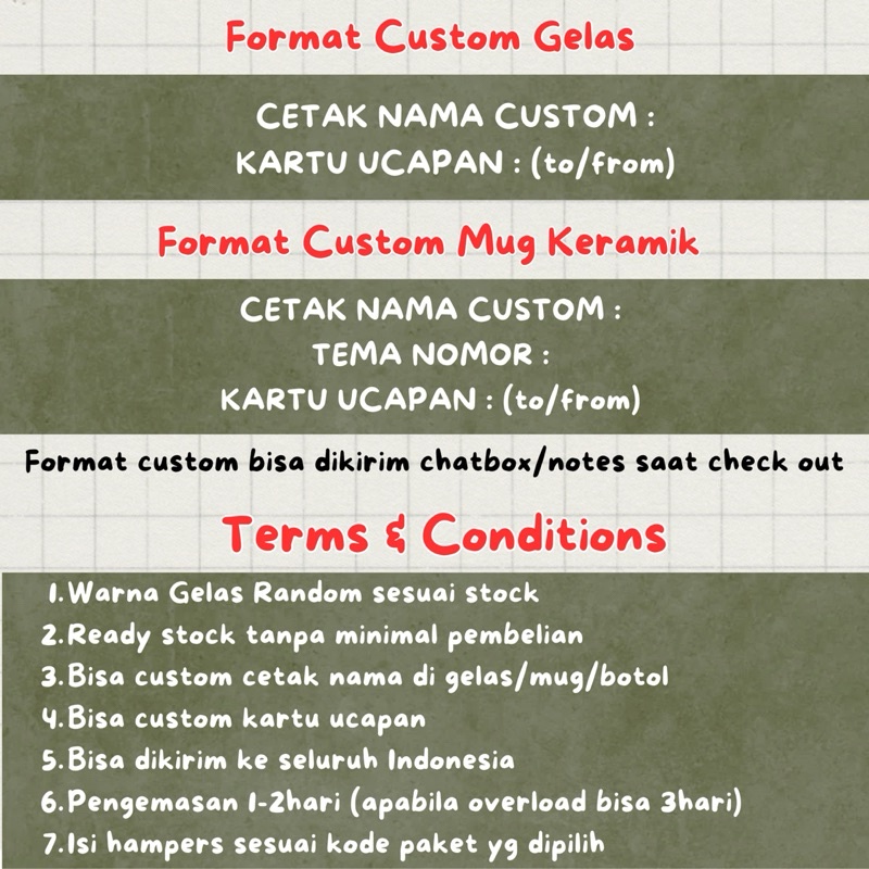 

BEST DEALS ReadyHampers Lebaran / Hampers Idul Fitri / Eid Hampers / Hampers Ramadhan / Parcel