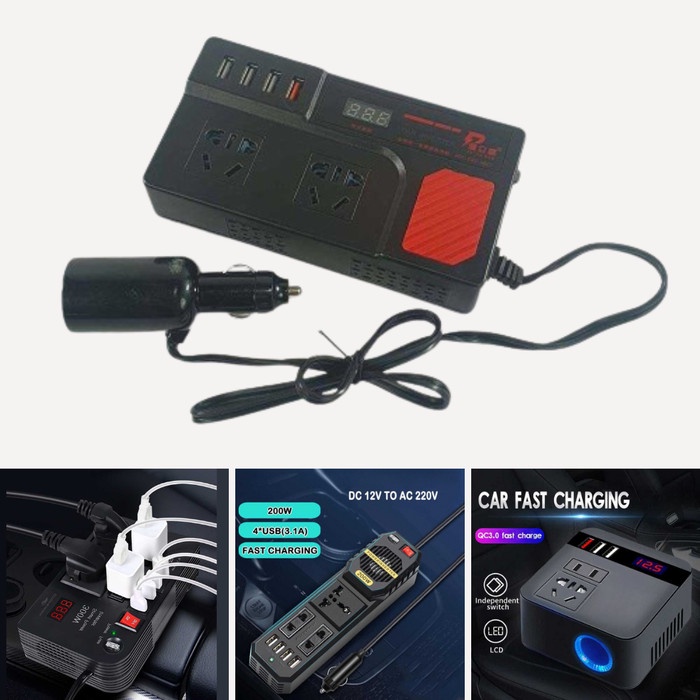 Terbaru Converter Listrik Colokan Mobil Dc Ke Ac Stop Kontak Charger Ready