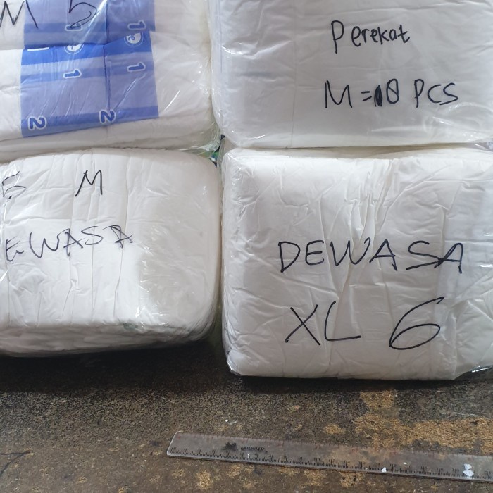 POPOK DEWASA CELANA ATAU PEREKAT CURAH MURAH M,L,& XL