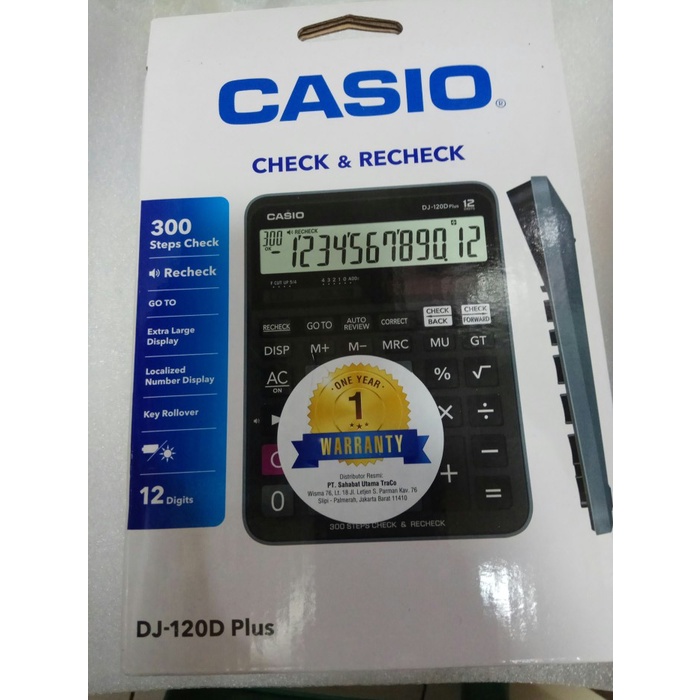 

kalkulator calculator casio dj120d plus ori original garansi resmi TERLARIS/TERMURAH/TERPOPULER