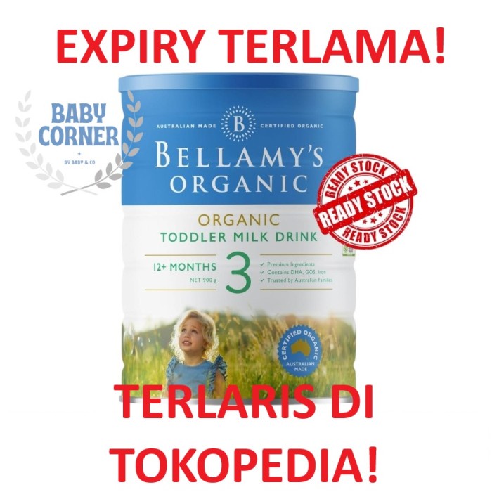 Bellamy's Bellamys Organic Infant Formula step 1 step 2 step 3