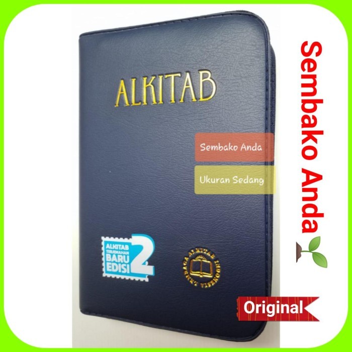 

Alkitab Kristen Ukuran Sedang Terjemahan Baru Edisi 2 Sampul Resleting