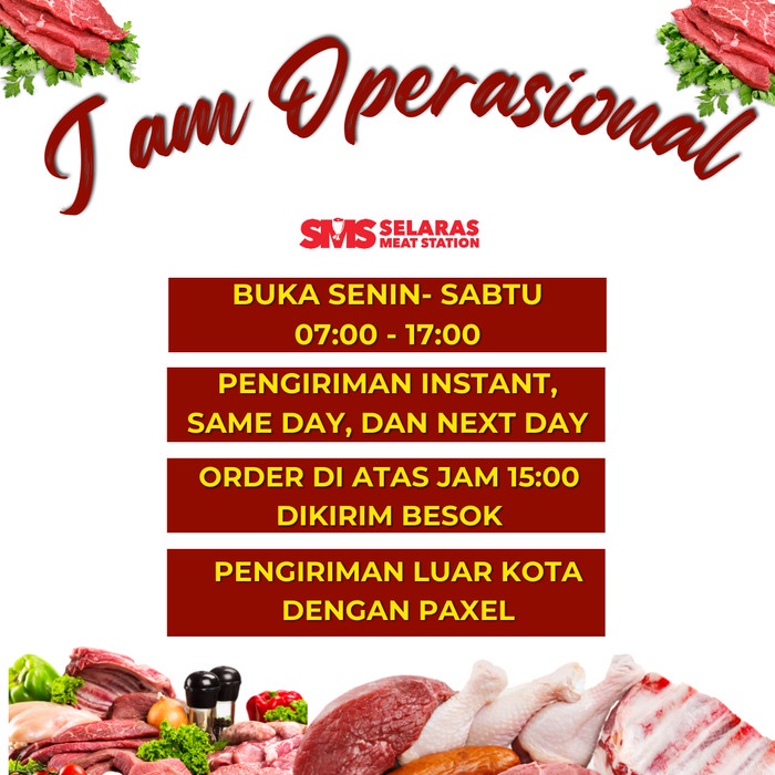 

READY STOK LAMB RACK/LAMB CHOP/IGA KAMBING IGA DOMBA 500 GRAM TANGERANG SELATAN READYY